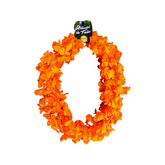 COLLAR FLOR FLUOR NARANJO 6 UNIDADES